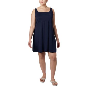 Columbia Ženske Haljine - PFG Freezer III Plus Size Tamnoplave | GMIH-50927